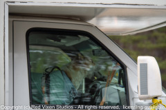 Aloka is back with the monks after undergoing surgery in Charleston SC...